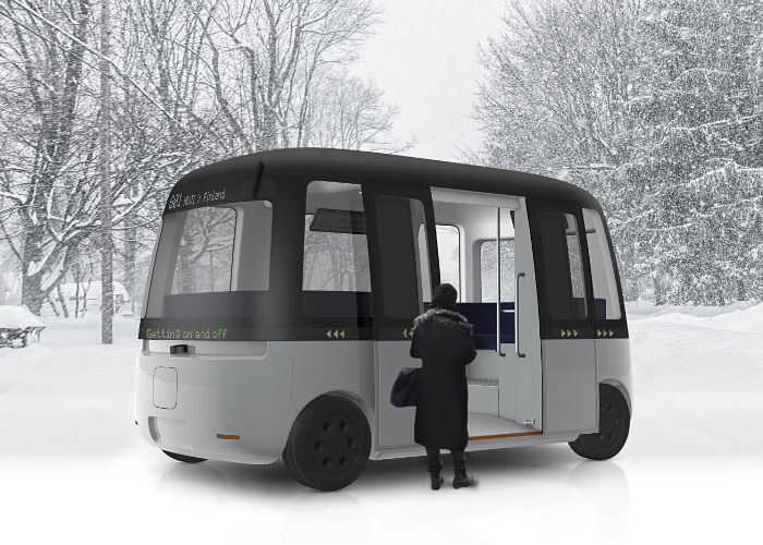 全天候型自動運転シャトルバスへのデザイン提供のお知らせ