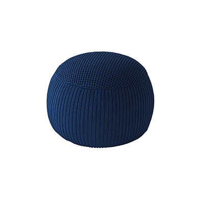 MINI PUUF COVER NEST BLUE